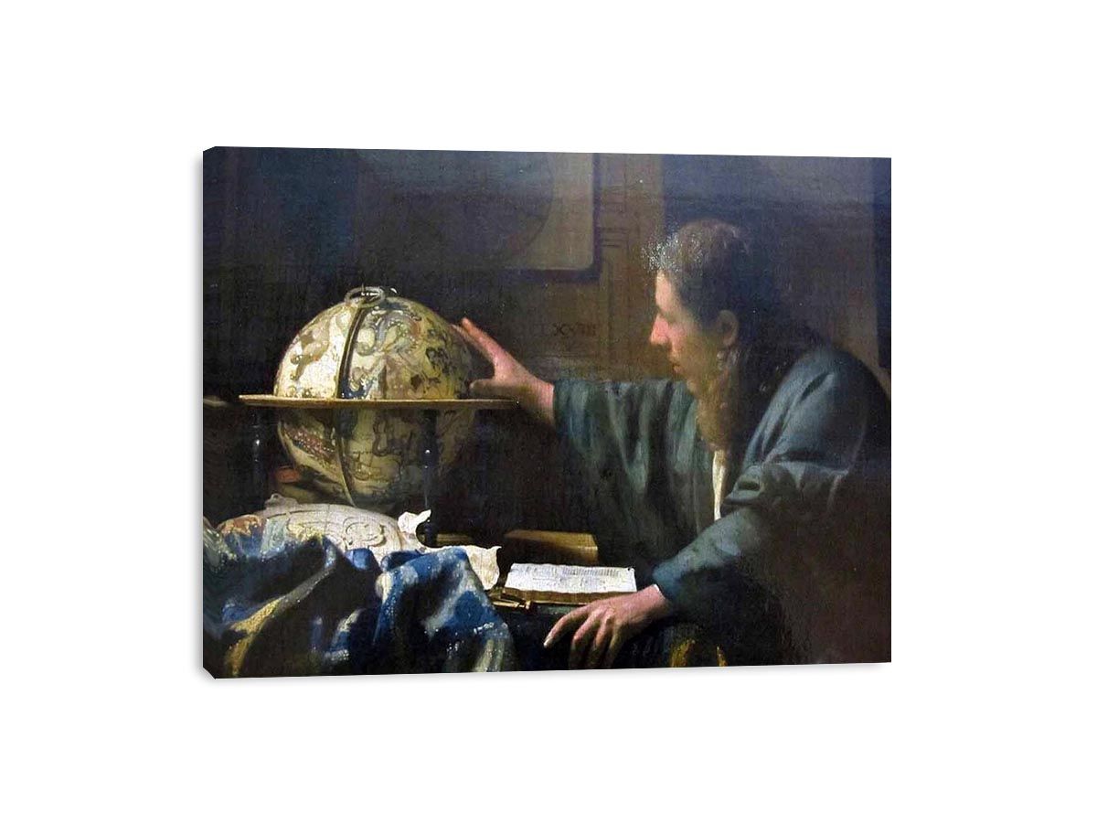 The Astronomer c. 1668 by Johannes Vermeer Painting 