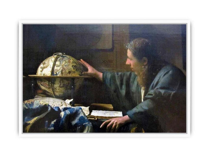 The Astronomer c. 1668 Framed Print