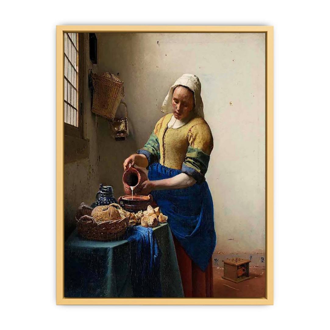 The Milkmaid c. 1658 Streched canvas