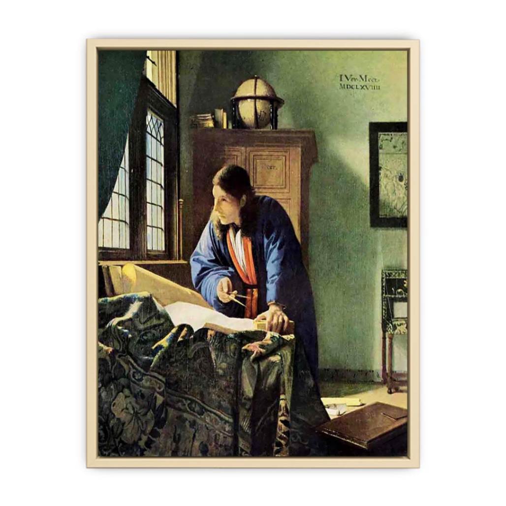 The Geographer c. 1668  Art Print