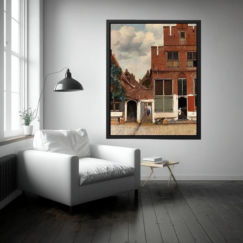 The Little Street (or Het Straatje) by Johannes Vermeer Painting 