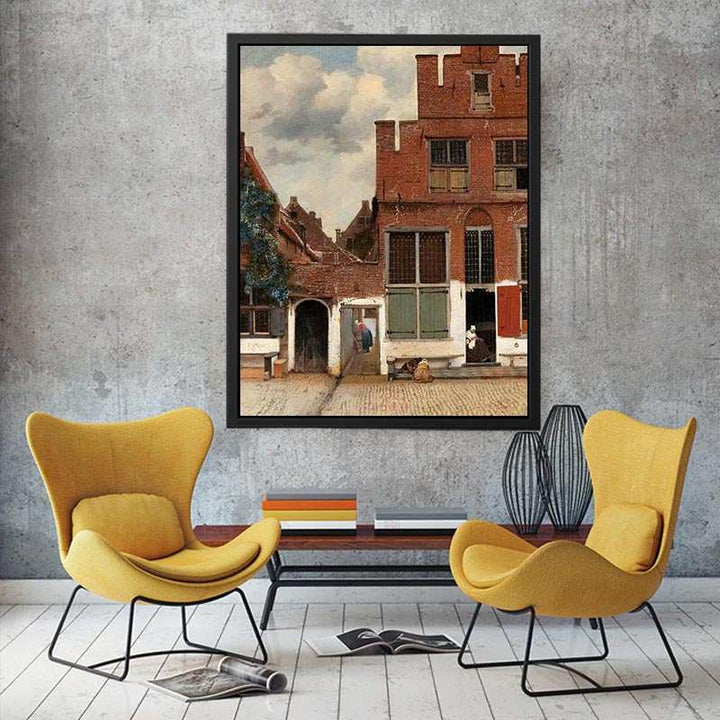 The Little Street (or Het Straatje)  Painting