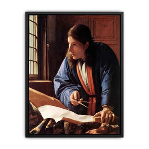 The Geographer  by Jan Vermeer Van Delft Canvas Print