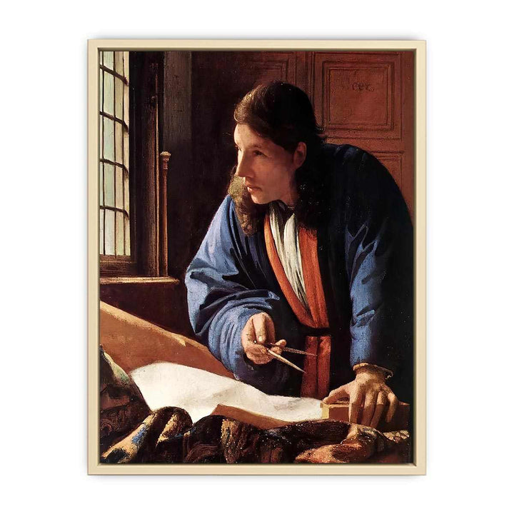 The Geographer  by Jan Vermeer Van Delft  Art Print