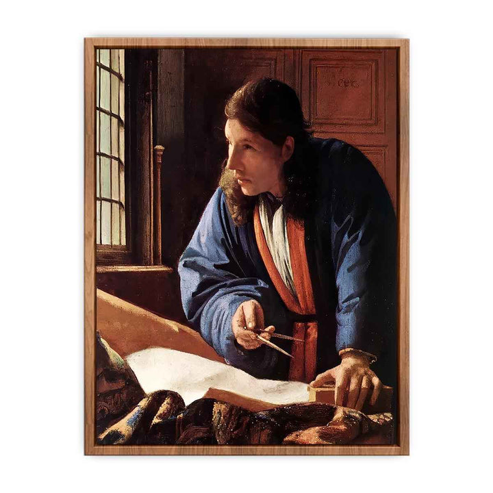 The Geographer  by Jan Vermeer Van Delft  Poster