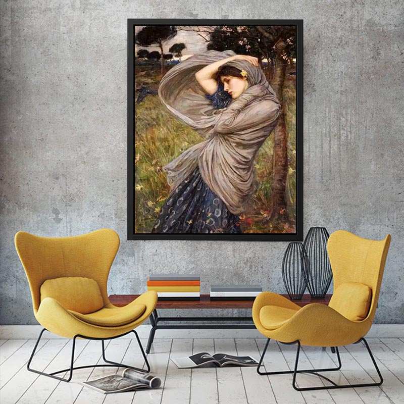 Boreas 1903 by John William Waterhouse Painting 