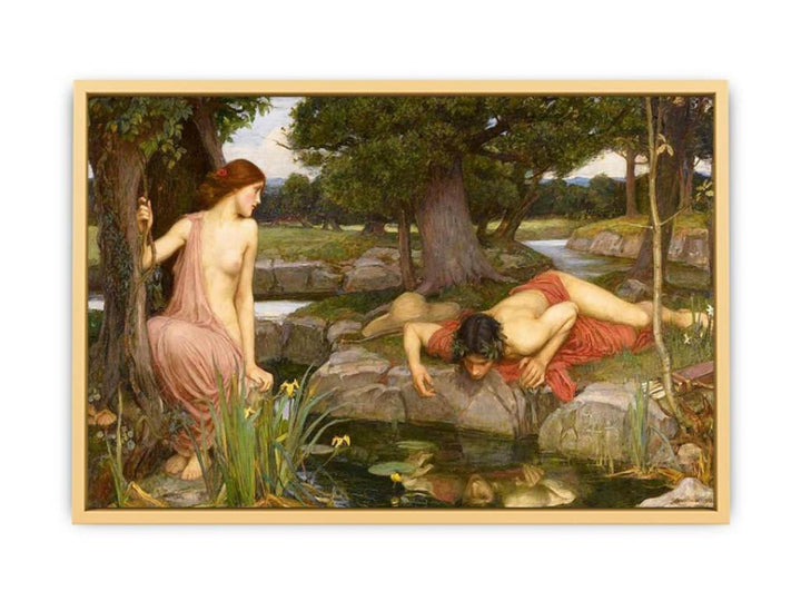 Echo and Narcissus 1903 Streched canvas