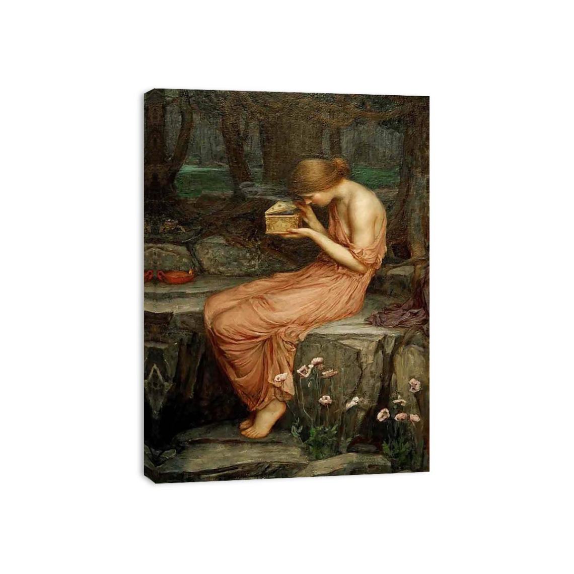 Psyche Opening the Golden Box 1903 by John William Waterhouse Painting 