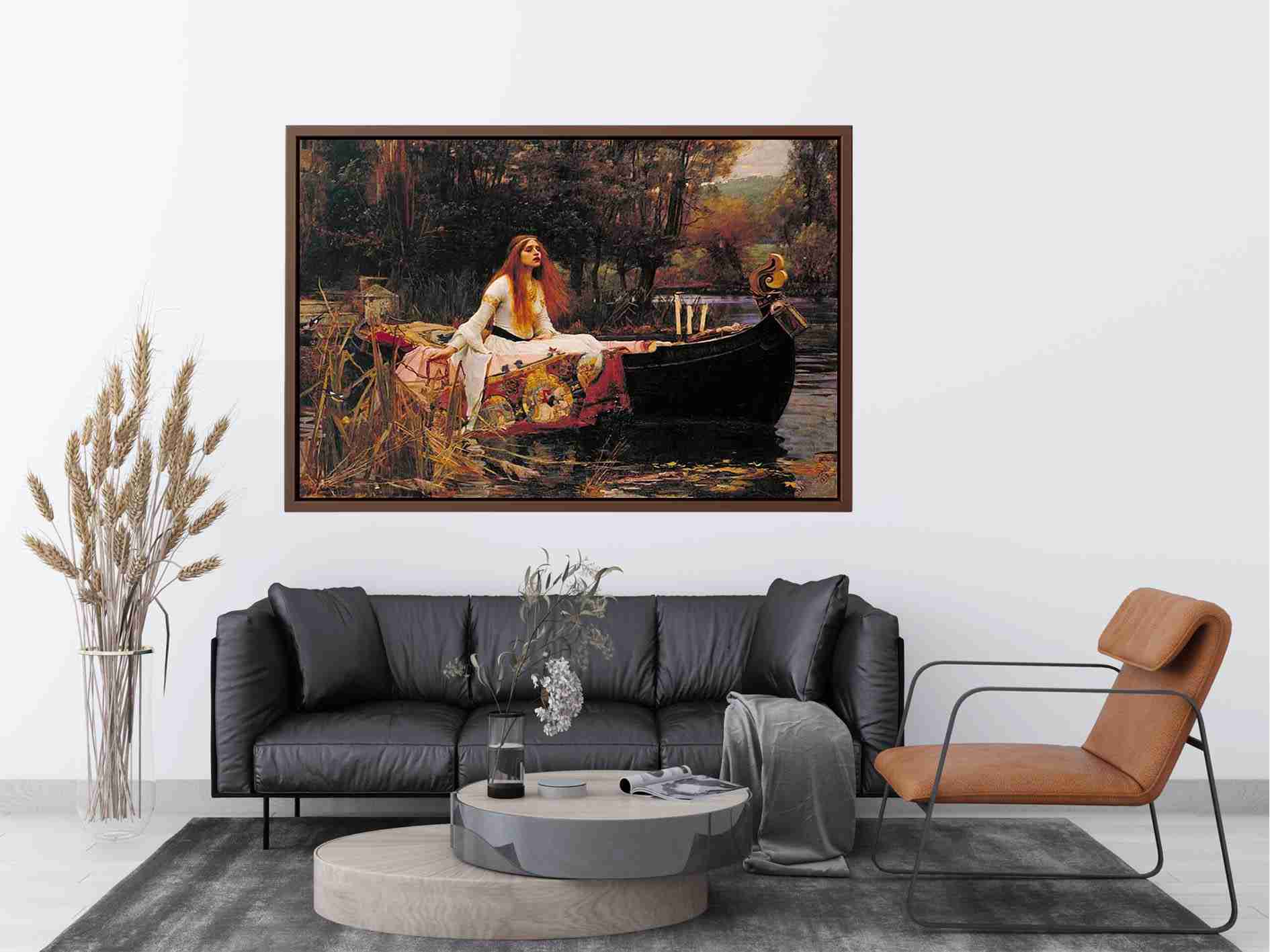 The Lady of Shalott by John William Waterhouse Painting 