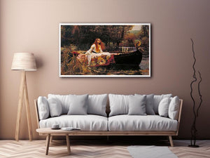 The Lady of Shalott by John William Waterhouse Painting 