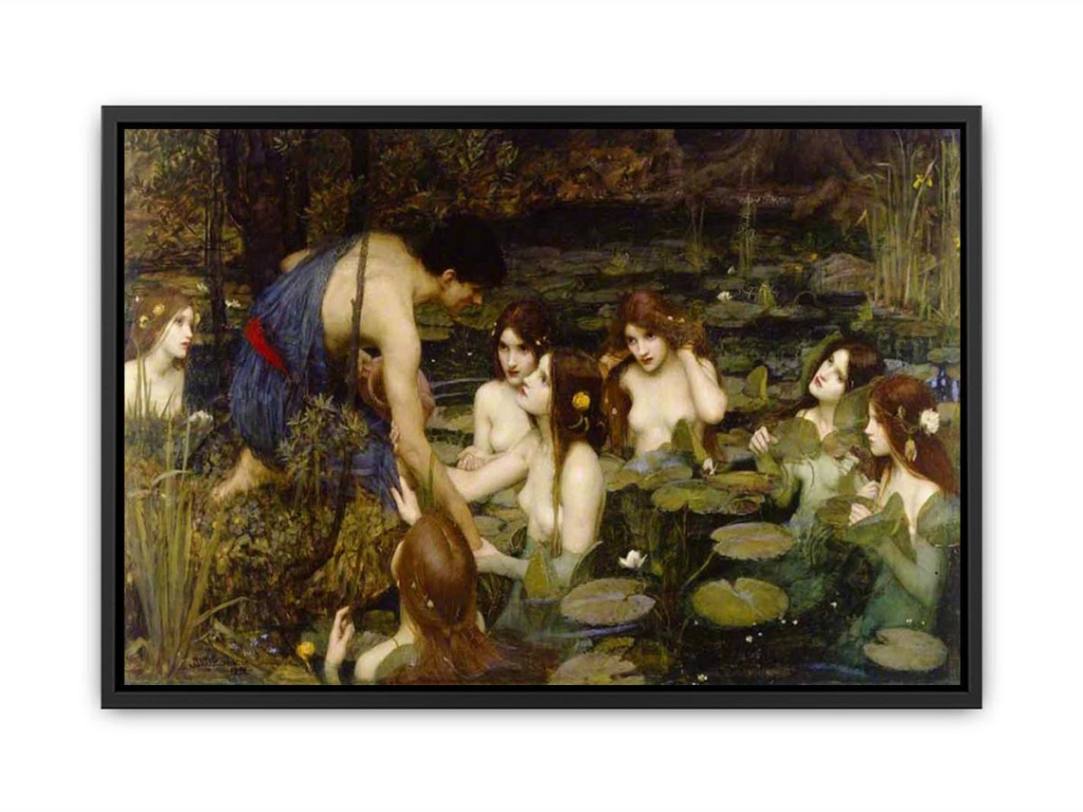 Hylas and the Nymphs 1896 Canvas Print
