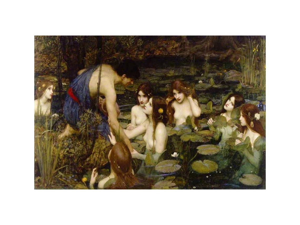 Hylas and the Nymphs 1896 by John William Waterhouse