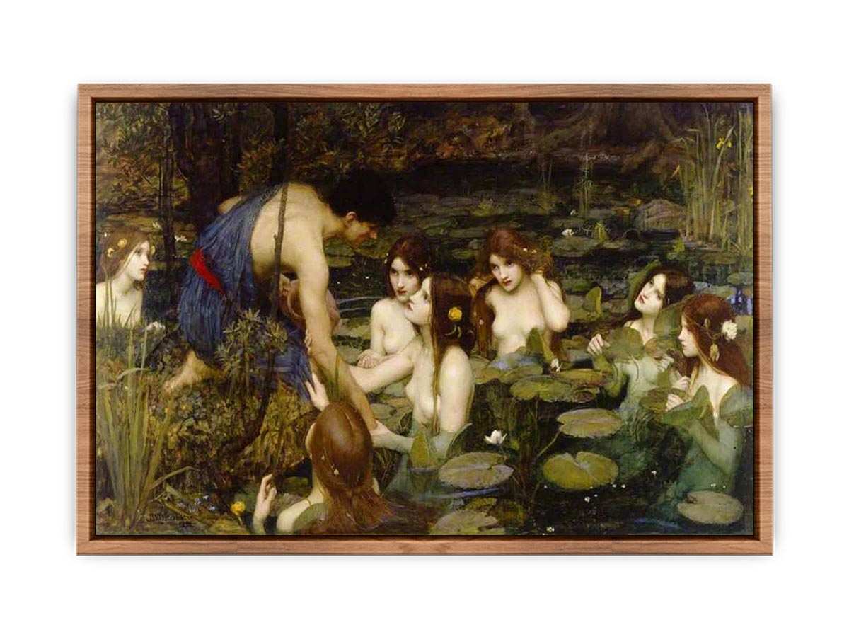 Hylas and the Nymphs 1896  Poster