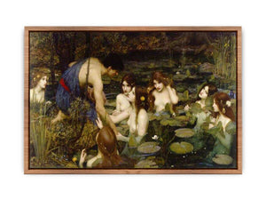 Hylas and the Nymphs 1896  Poster