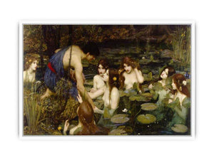 Hylas and the Nymphs 1896 Framed Print