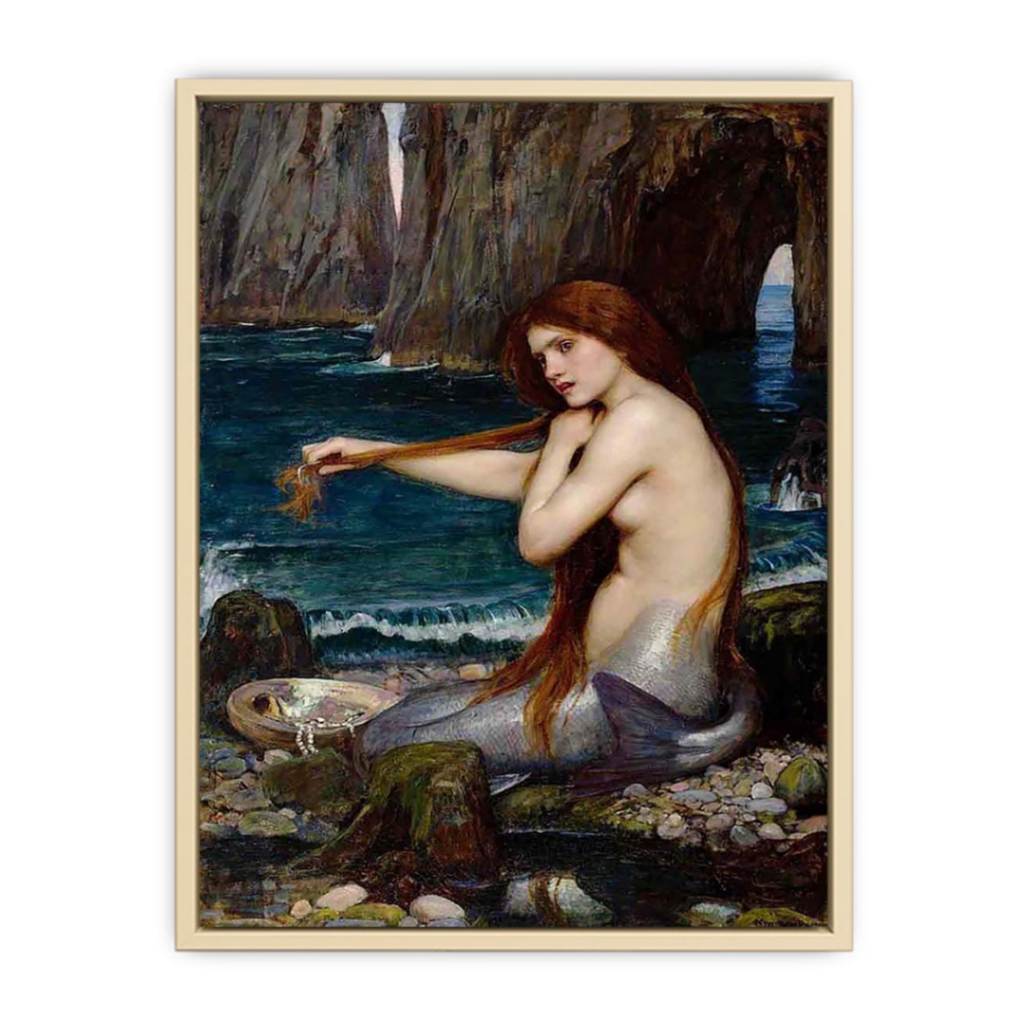 A Mermaid 1900  Art Print