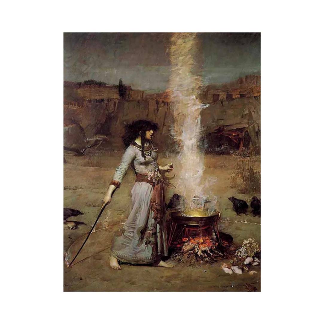 The Magic Circle 1886 by John William Waterhouse