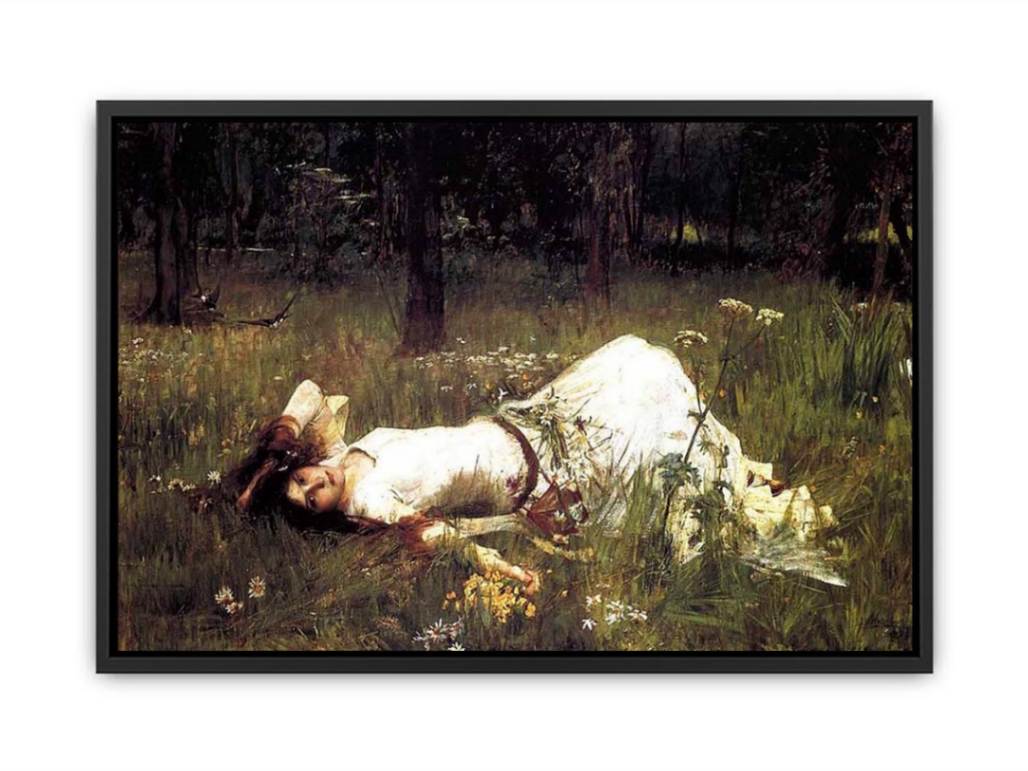 Ophelia 1889 Canvas Print