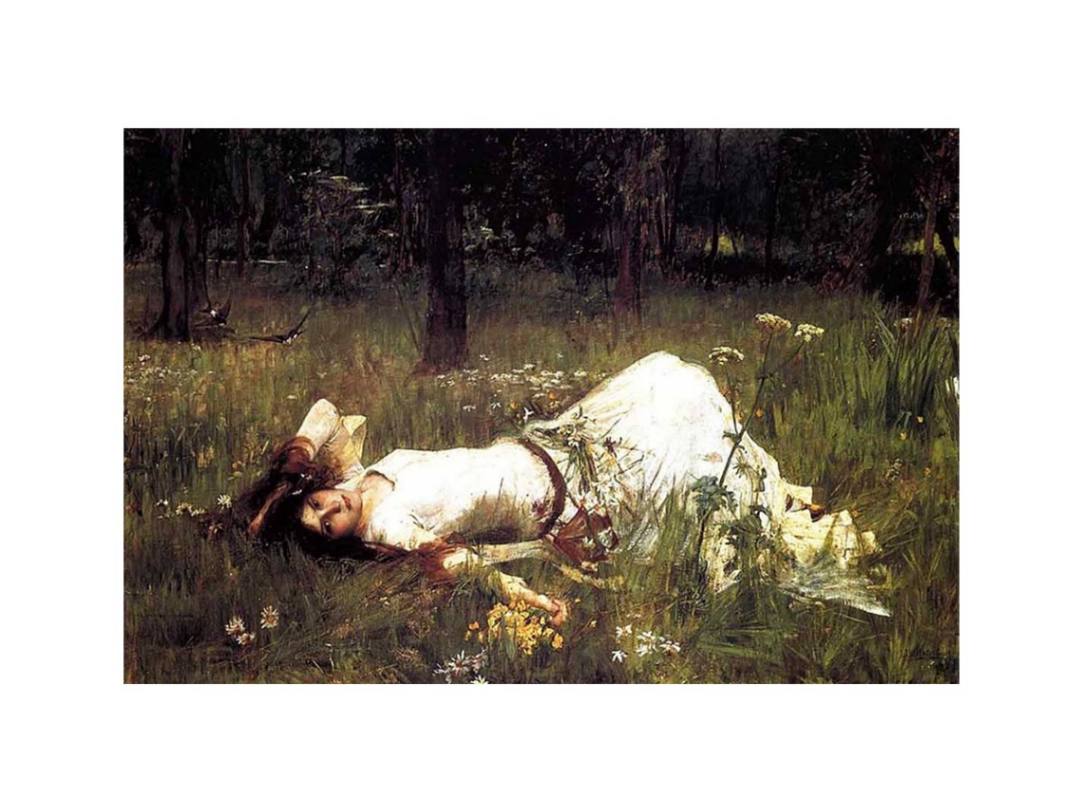 Ophelia 1889 by John William Waterhouse