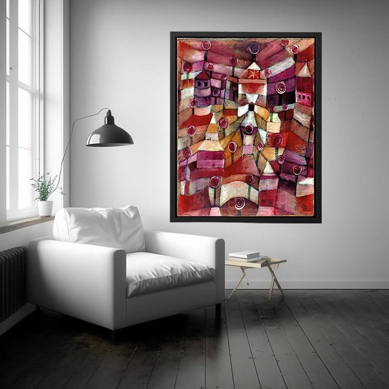 The Rose Garden by Paul Klee Painting 