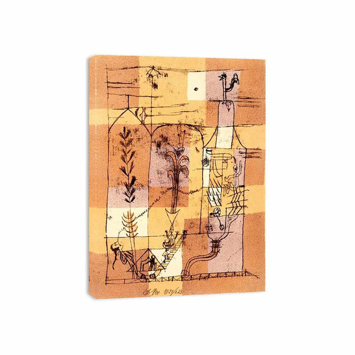 Hoffmanneske scene by Paul Klee Framed Print