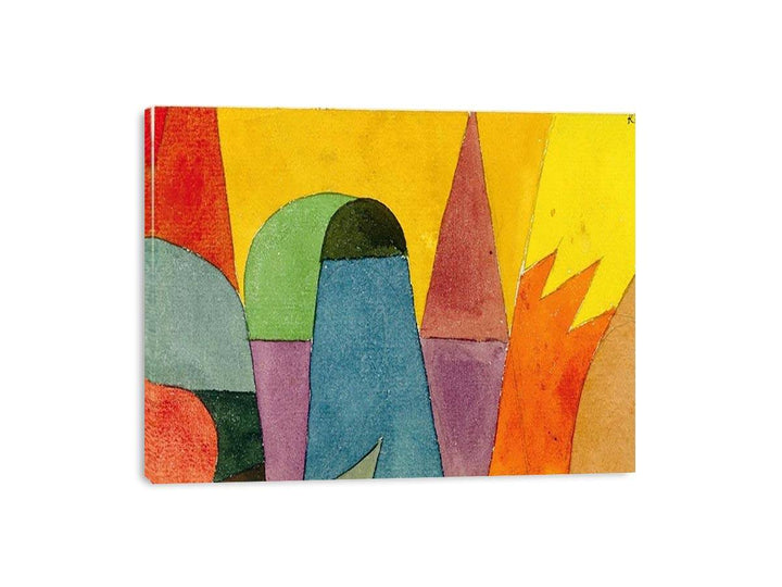 With the Mauve Triangle Framed Print