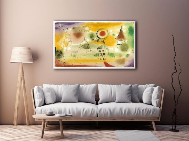 Winter Day, Shortly before Noon Canvas Print