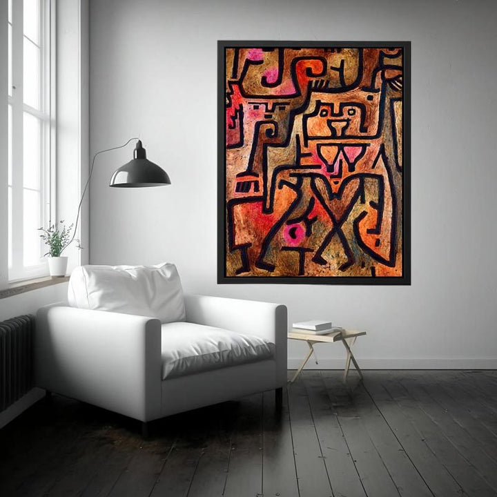 Forest Witches by Paul Klee Painting 