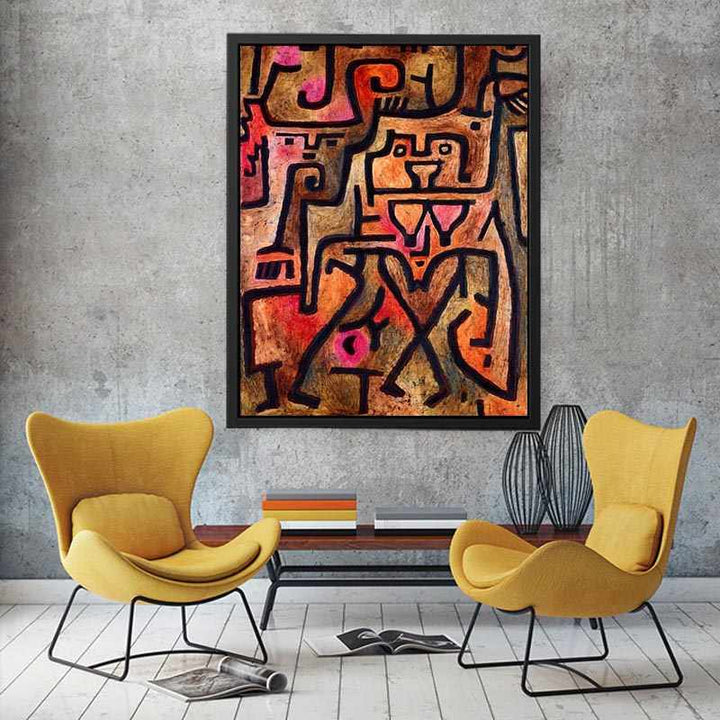 Forest Witches by Paul Klee Canvas Print