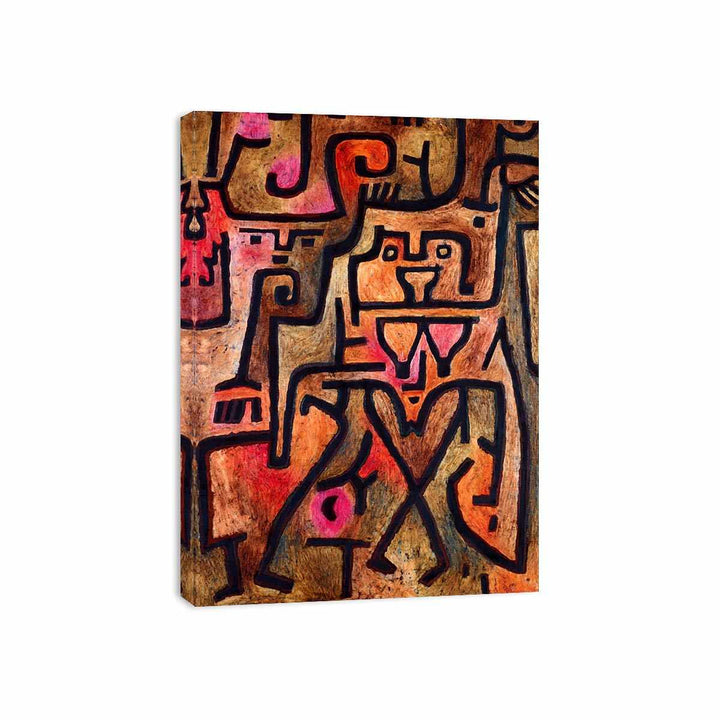 Forest Witches by Paul Klee Framed Print