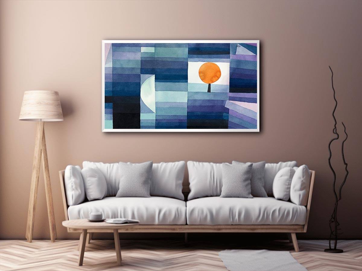 The Harbinger of Autumn by Paul Klee Canvas Print