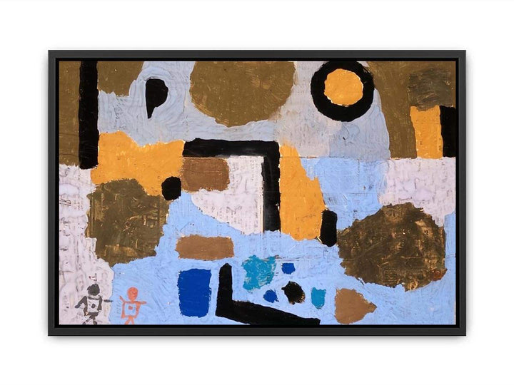 With The Two Lost Ones Painting By Paul Klee Poster