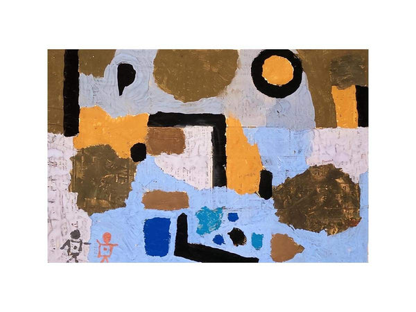 With The Two Lost Ones Painting By Paul Klee