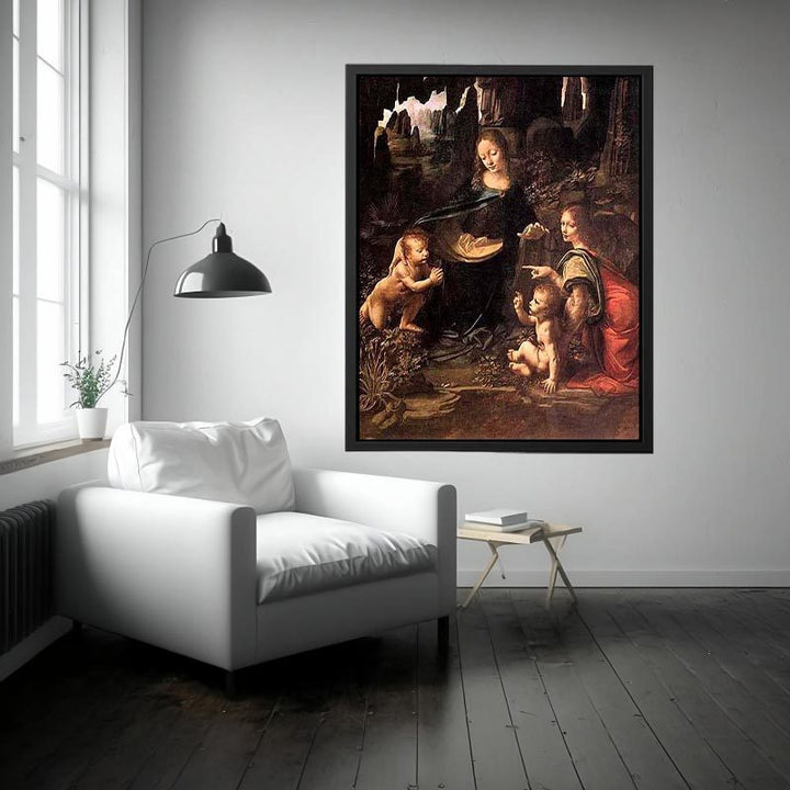 Virgin of the Rocks 1483-86 Painting