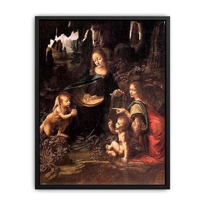 Virgin of the Rocks 1483-86 Canvas Print