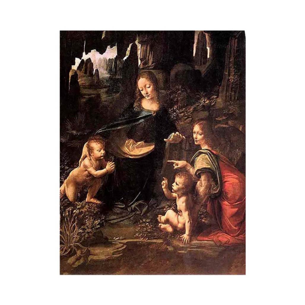 Virgin of the Rocks 1483-86 by Leonardo Da Vinci