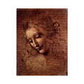 Female head (The Lady of the Dishevelled Hair) (or La Scapigliata) by Leonardo Da Vinci