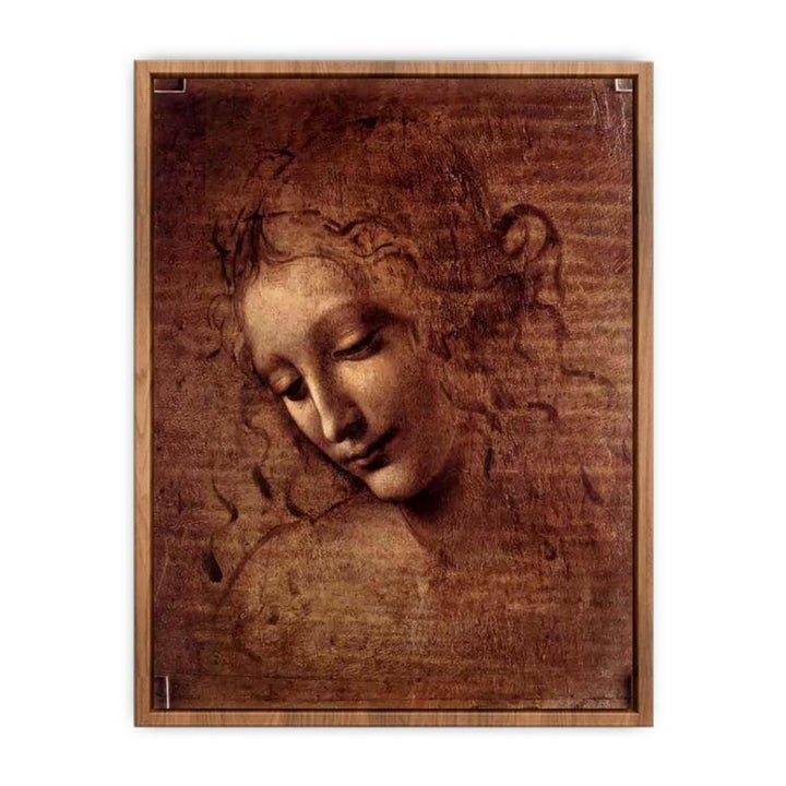 Female head (The Lady of the Dishevelled Hair) (or La Scapigliata)  Poster