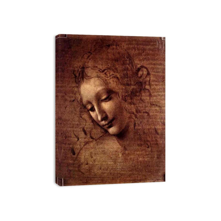 Female head (The Lady of the Dishevelled Hair) (or La Scapigliata)  Painting