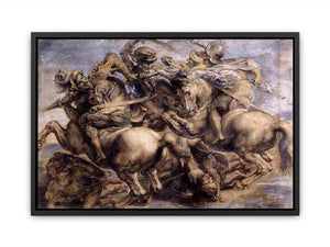 The Battle of Anghiari (detail) 1503-05 Canvas Print