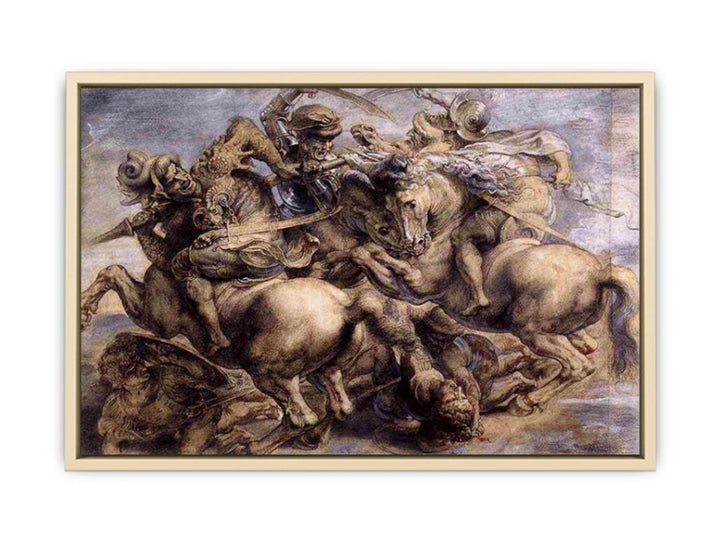 The Battle of Anghiari (detail) 1503-05  Art Print