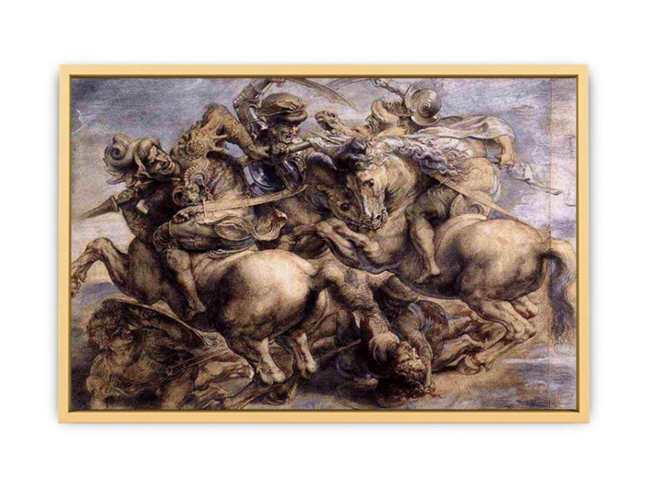 The Battle of Anghiari (detail) 1503-05 Streched canvas