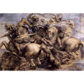 The Battle of Anghiari (detail) 1503-05 by Leonardo Da Vinci
