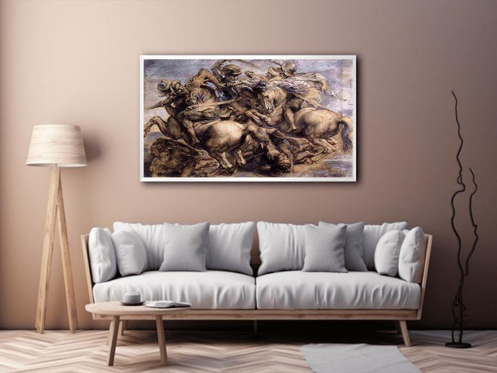 The Battle of Anghiari (detail) 1503-05  Painting