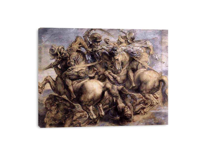 The Battle of Anghiari (detail) 1503-05  Painting