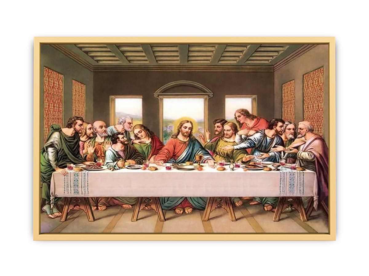 The Last Supper Painting Streched canvas