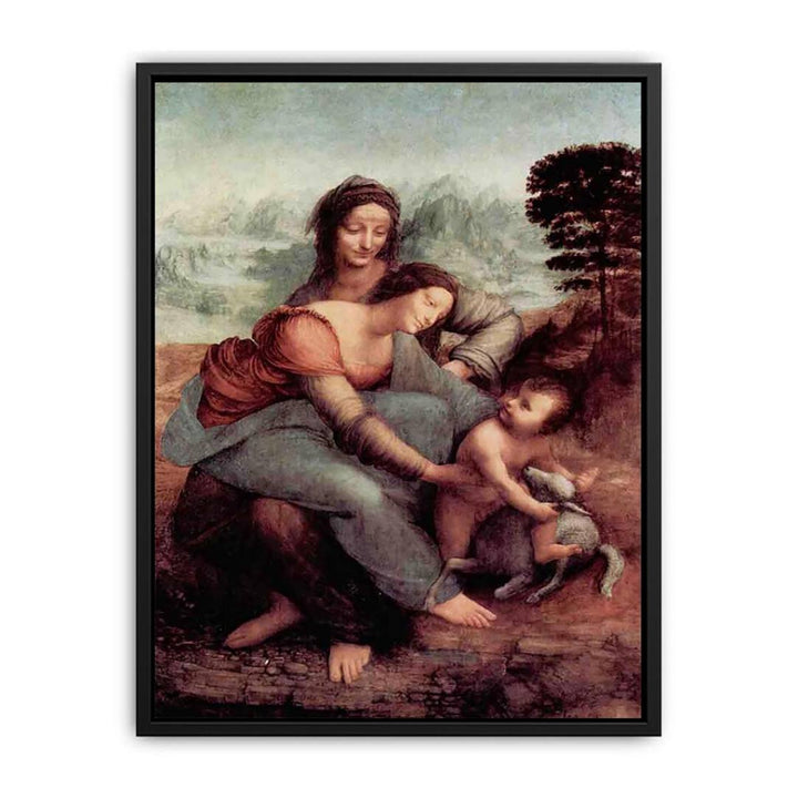 The Virgin and Child with St Anne c. 1510 Canvas Print