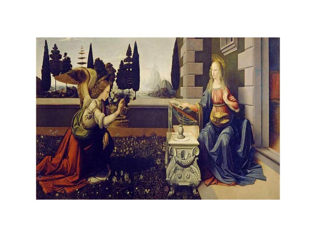 Annunciation (Annunciazione) by Leonardo Da Vinci