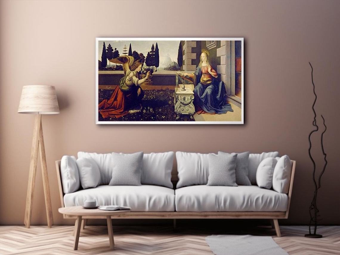 Annunciation (Annunciazione) by Leonardo Da Vinci Painting 