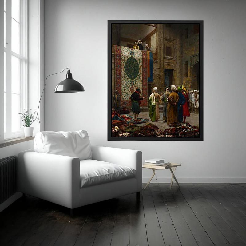The Carpet Merchant by Jean-Léon Gérôme Painting 